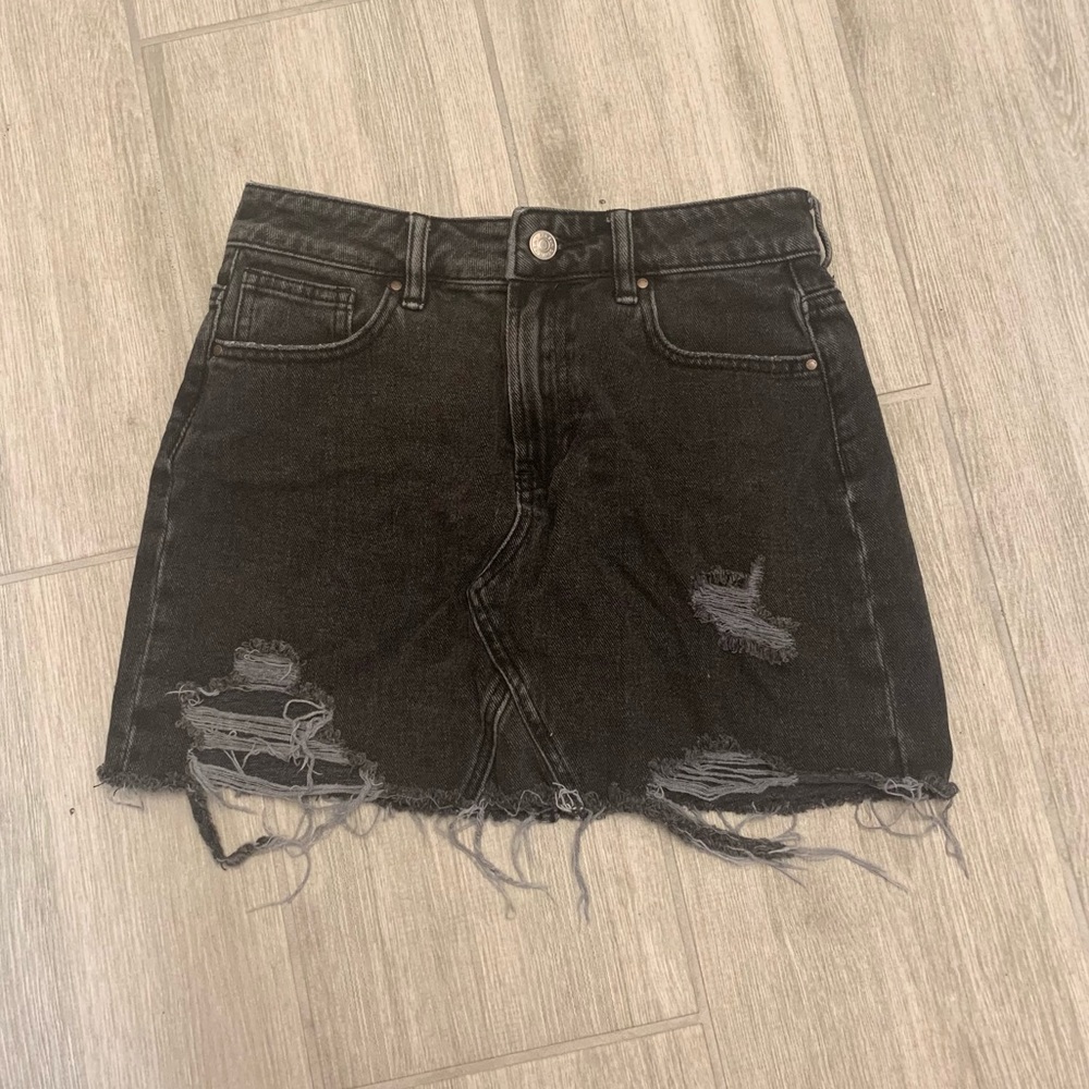 PacSun black jean skirt